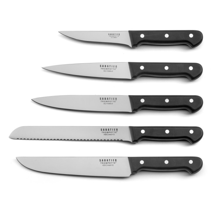 Bloc 5 pièces en inox Universal par Sabatier Trompette