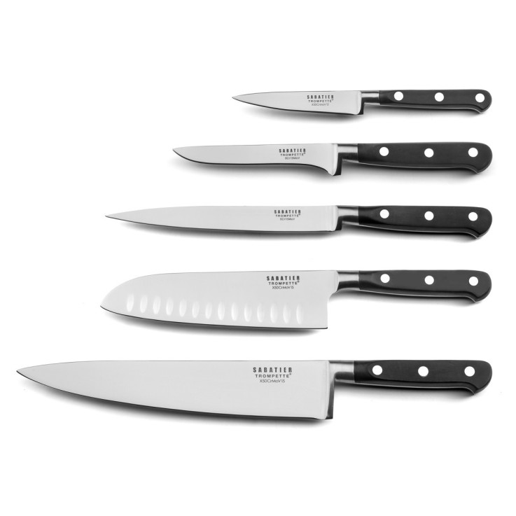 Trousse 5 couteaux de cuisine en inox Origin