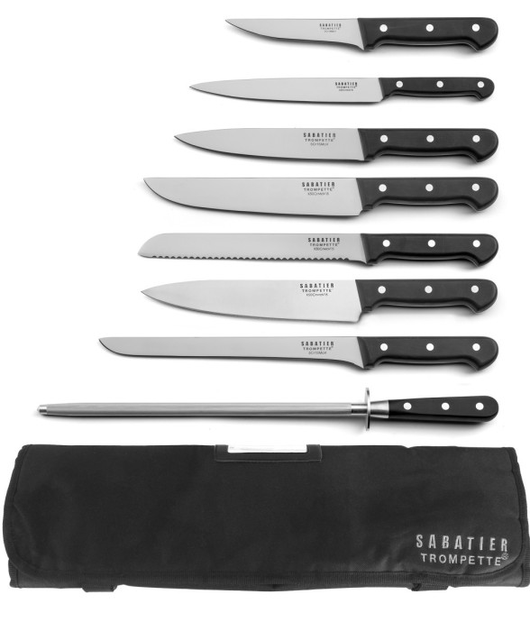 Valise hôtelière 8 couteaux...