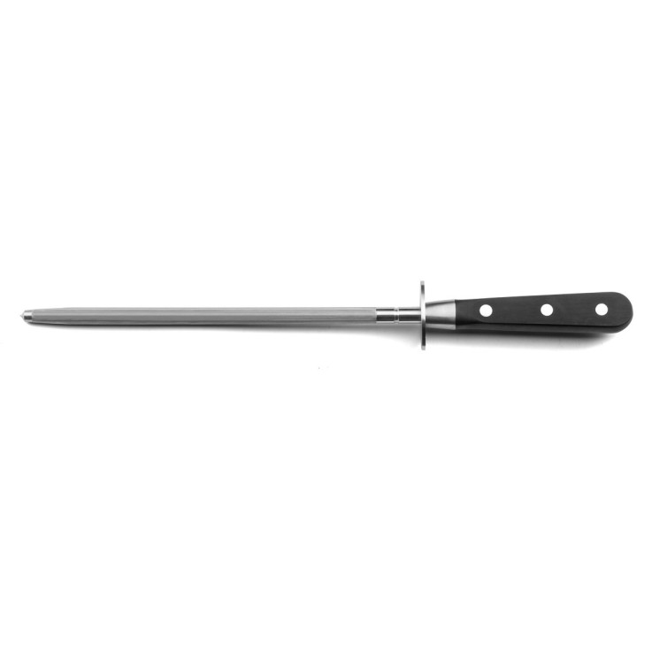 Ensemble 3 couteaux de cuisine et 1 fusil à aiguiser en inox Origin