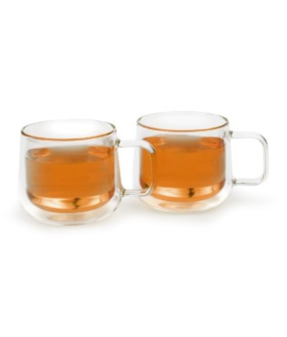 Lot de 2 verres à double...