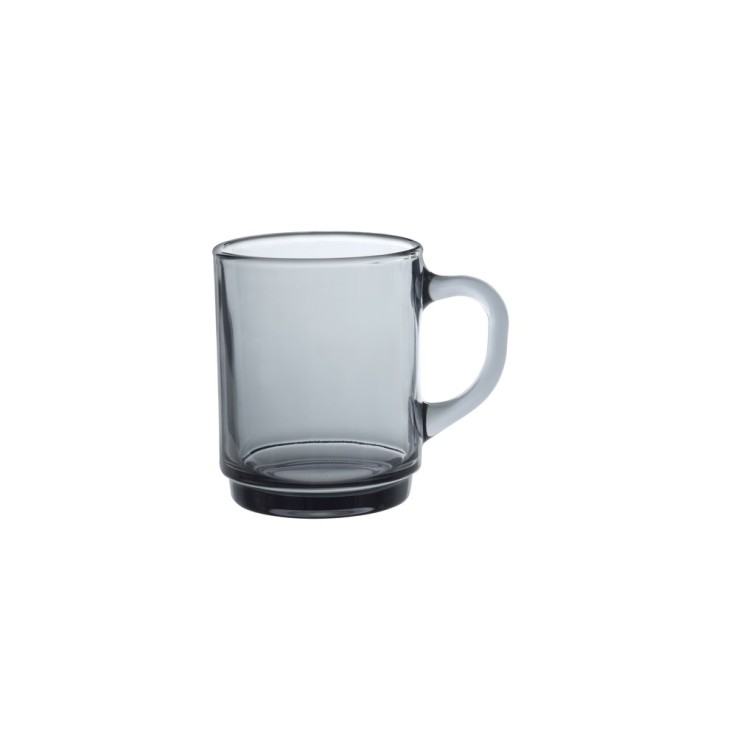 Mug Versailles Lys gris 26 cl (lot de 6) en verre