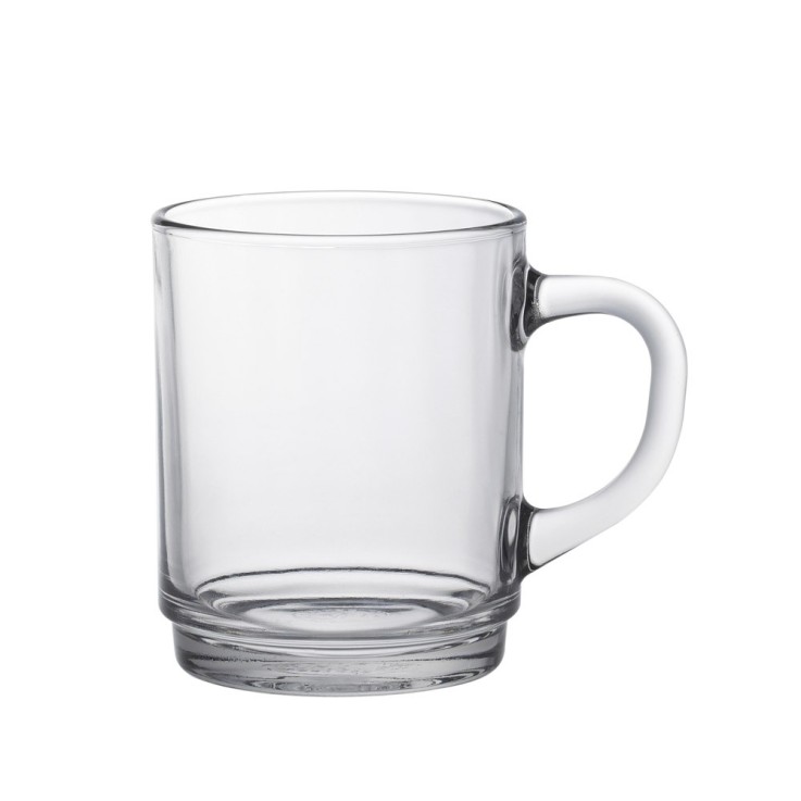 Mug Versailles Lys transparent 26 cl (lot de 6) en verre