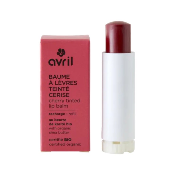 Kit baume à lèvres Cerise + stick rechargeable Bio
