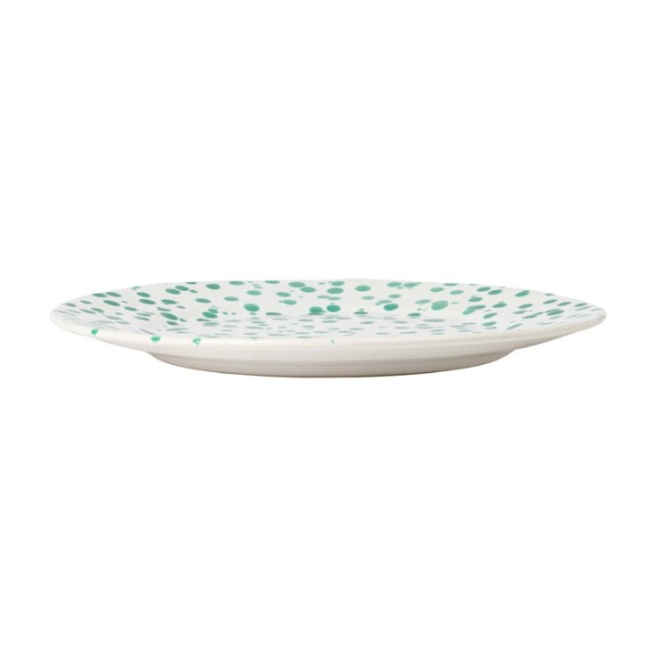 Assiette à Dîner Vert Rafaela en grès