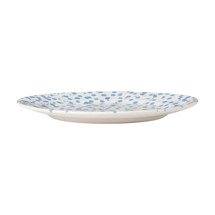 Assiette à Dîner Bleu Rafaela en grès
