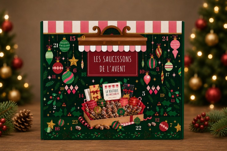 Calendrier de l'Avent saucissons artisanaux (818 gr de pur plaisir !)
