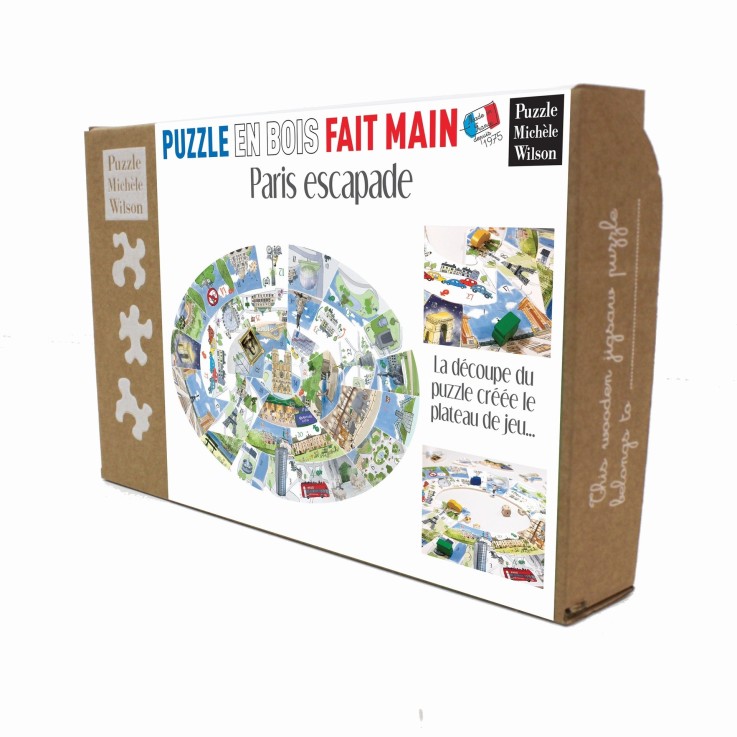 Puzzle enfant 34 pièces Paris Escapade