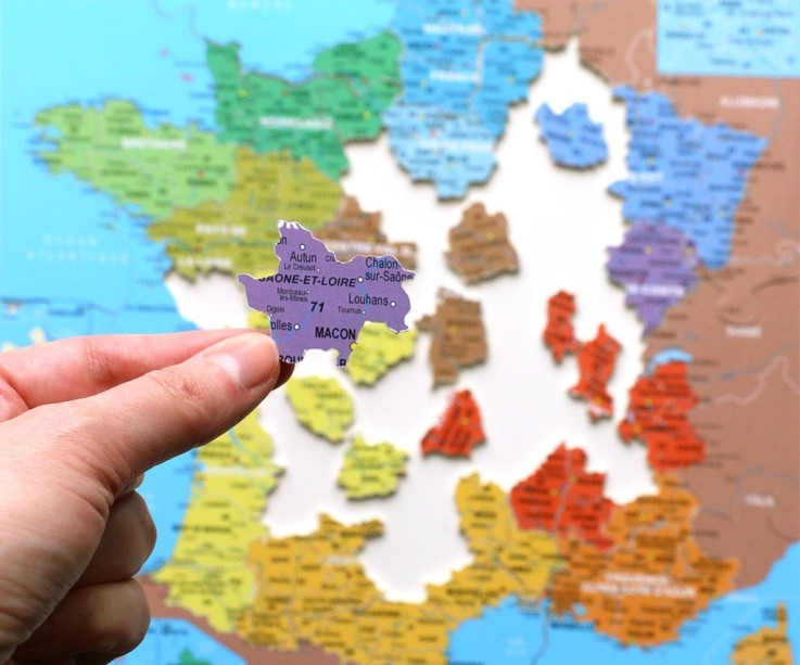 CARTE DE FRANCE DÉPARTEMENTS