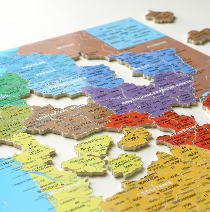 CARTE DE FRANCE DÉPARTEMENTS