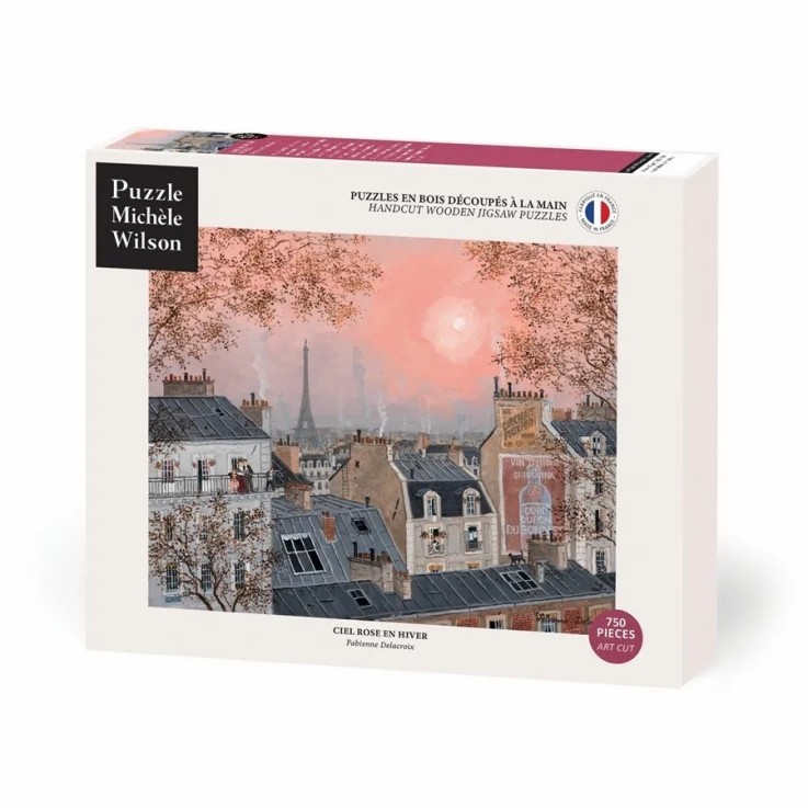 CIEL ROSE EN HIVER