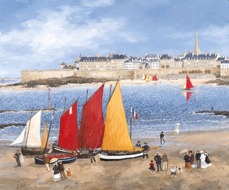 Puzzle en bois 650 pièces Les remparts de Saint-Malo
