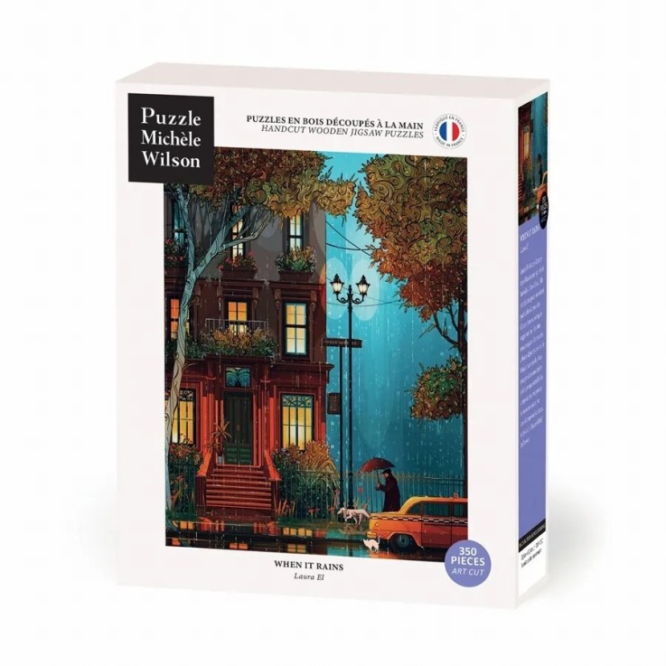 Puzzle en bois 350 pièces When it rains