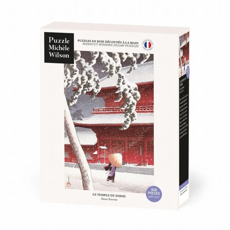 Puzzle en bois 350 pièces Le temple de Zojoji