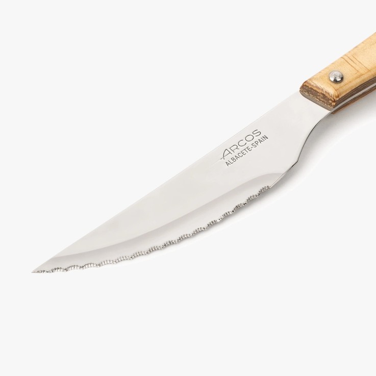 Couteau à pizza Forest en bois de peuplier Acier Inoxydable (inox) lame 11 cm