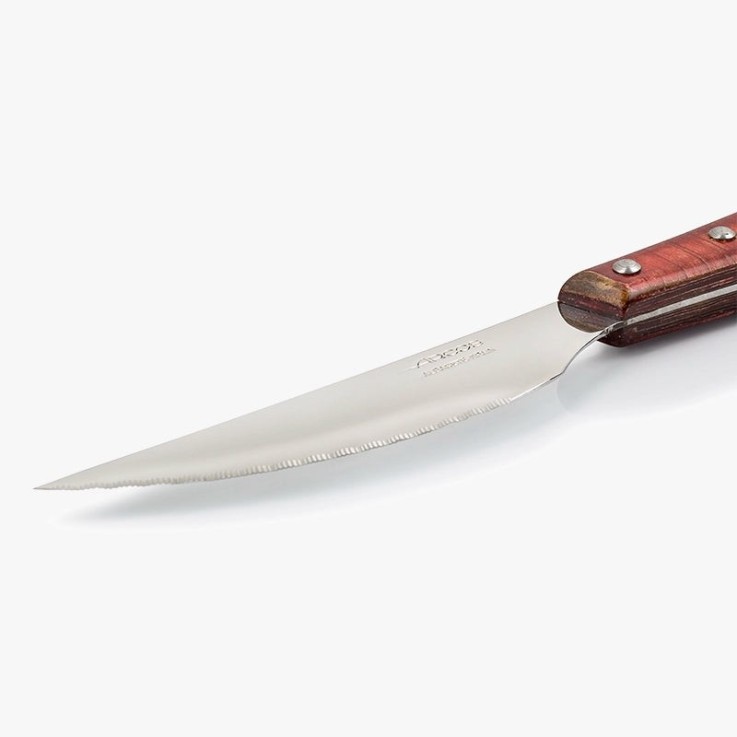 Couteau à pizza Forest en bois d'acajou Acier Inoxydable (inox) lame 11 cm