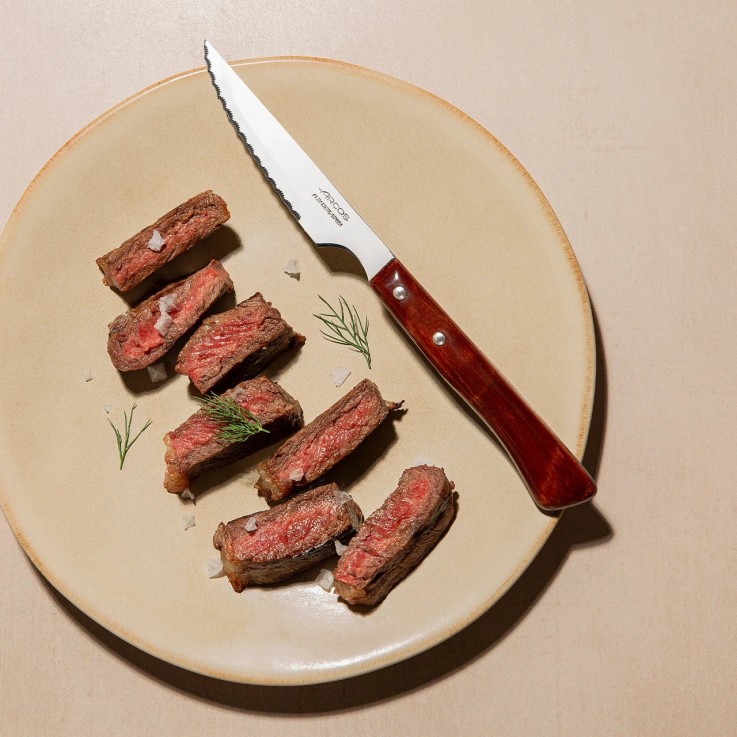 Couteau à steak lame crantée Forest Gregorio Acier Inoxydable (inox) lame 11 cm
