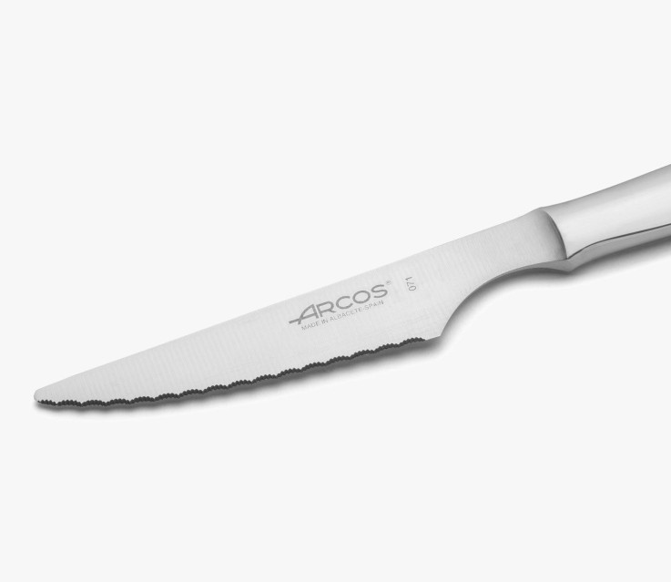 Couteau à steak lame crantée Acier inoxydable (inox) lame 11 cm