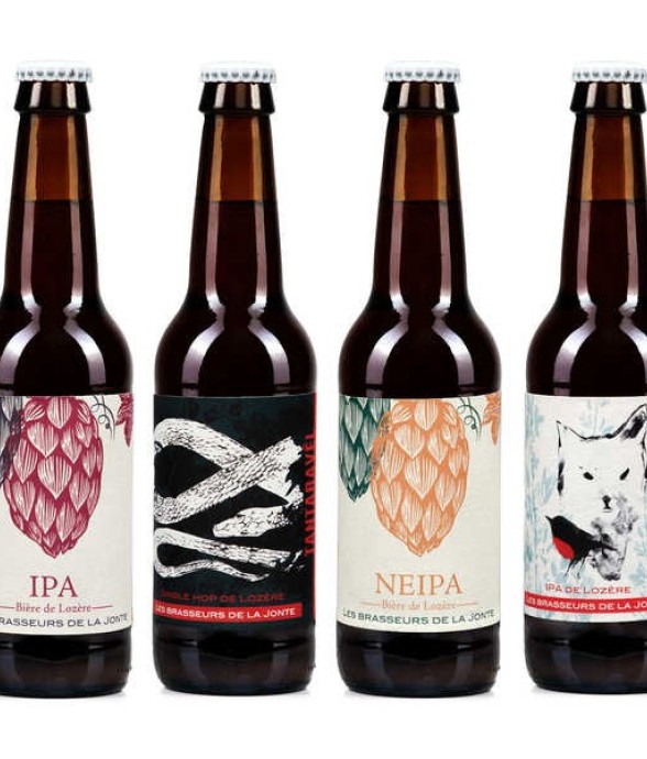 Assortiment de bières IPA...