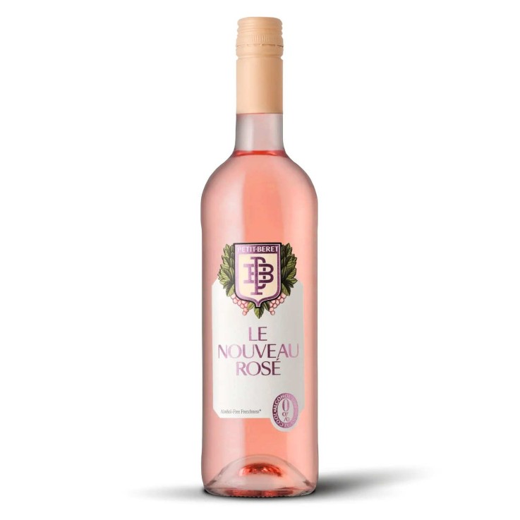 Le Nouveau Rosé sans alcool Petit Béret - Bouteille de 74cl