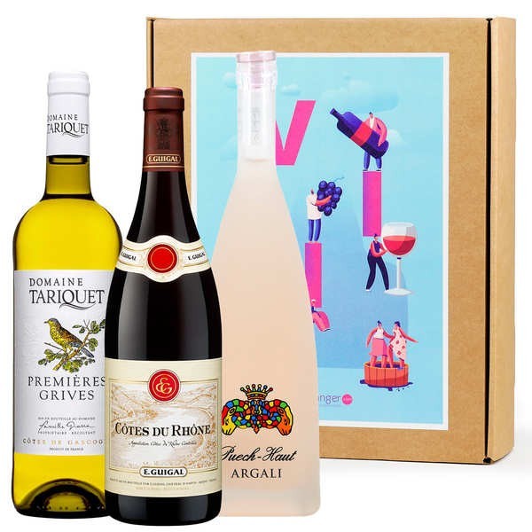 Box 3 vins incontournables - 3 bouteilles de 75cl