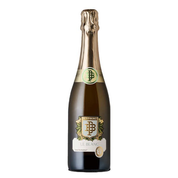 Le Blanc effervescent sans alcool - Le Petit Béret - Bouteille de 74cl