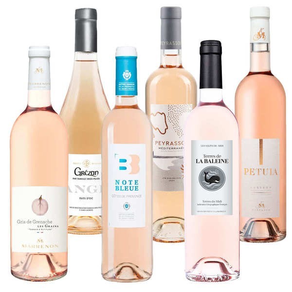 Assortiment de 6 rosés incontournables pour l'été 2026 - Lot 6 bouteilles 75cl