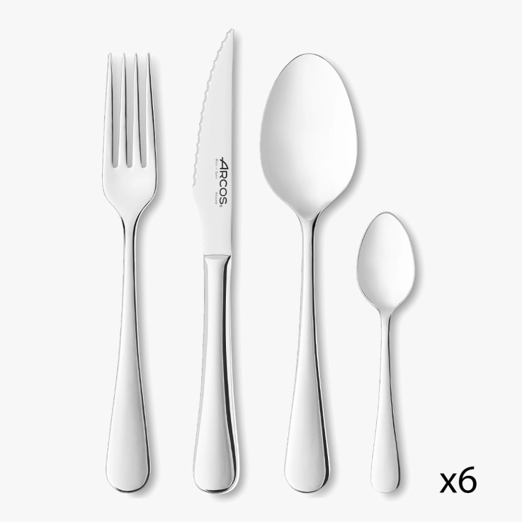 Ensemble de couverts Lisboa Acier Inoxydable (inox)