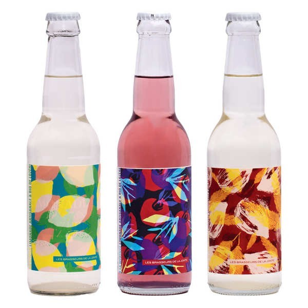 Assortiment de limonades Les brasseurs de la Jonte - 3 bouteilles de 33cl