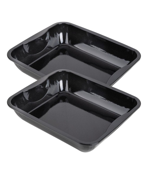 Lot de 2 plats four 40/34/8...