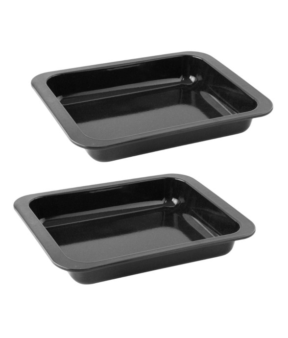 Lot de 2 plats four 33/33...