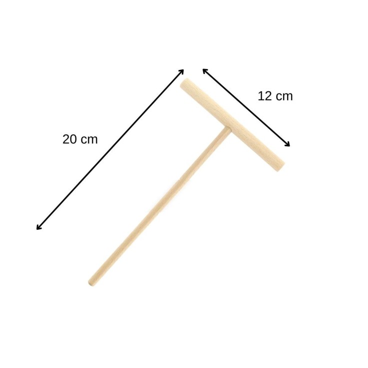 Râteau à crêpes 20 cm Fackelmann Wood Edition