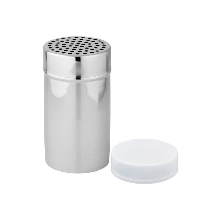 Saupoudreuse à sucre glace et cacao en acier inoxydable avec couvercle 13 cm Fackelmann Divers