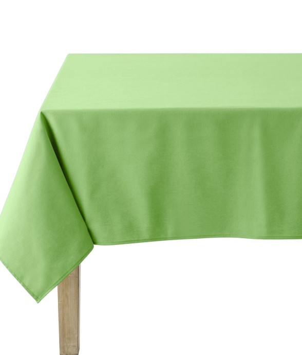 Nappe carrée unie en coton,...
