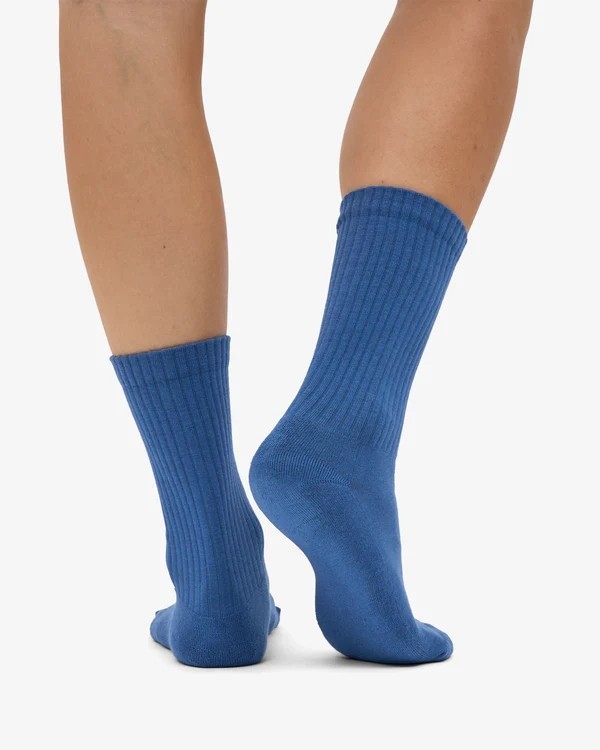 Chaussettes Active Petrol Blue Coton Bio