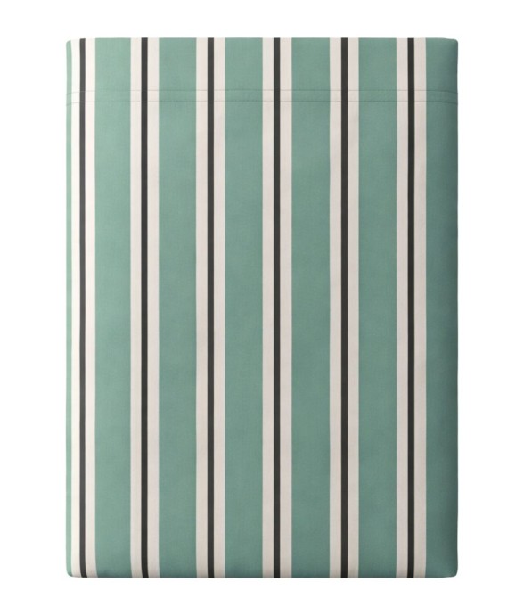 Drap plat imprimé en coton...