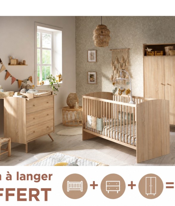 Chambre bébé trio: Lit bébé...