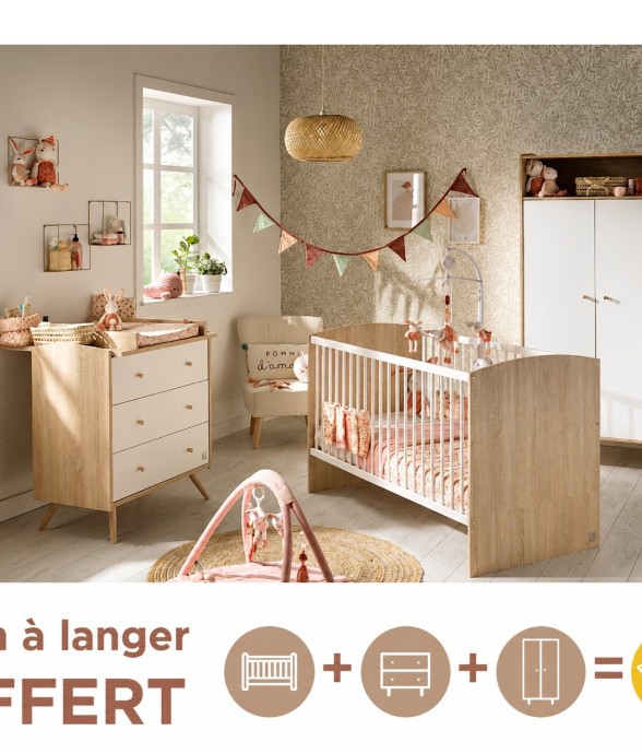 Chambre bébé trio: Lit bébé...