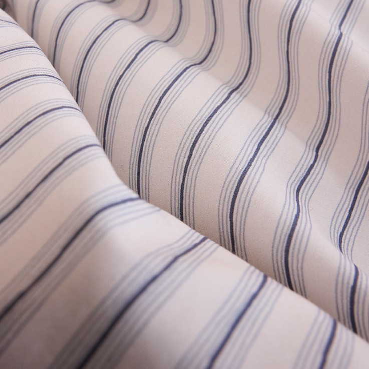 Parure de lit imprimée en percale de coton, taies rectangles, TISSAGE