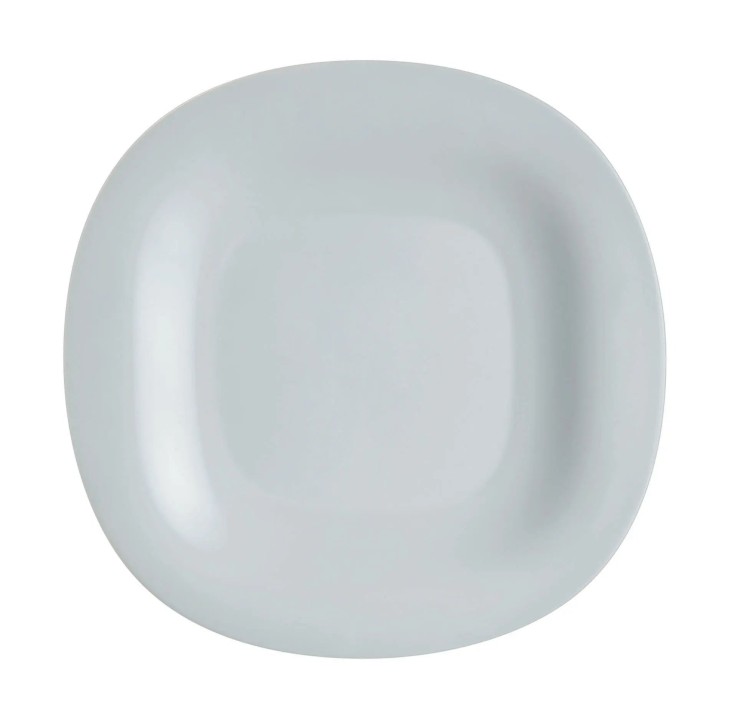 6 assiettes grises 29.1x27 cm -CARINE