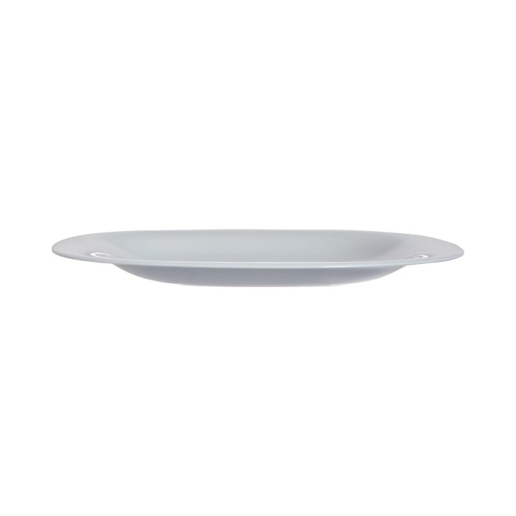 6 assiettes grises 29.1x27 cm -CARINE