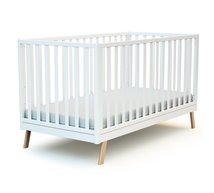Lit cabane bébé évolutif en bois CONFORT 70 x 140 cm