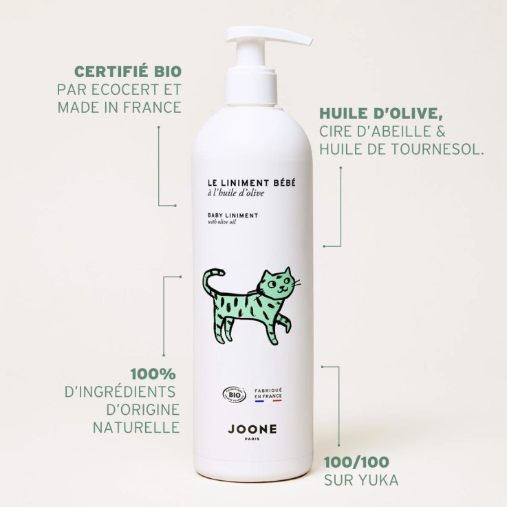 Le liniment bébé à l'huile d'olive - 500 ml Bio