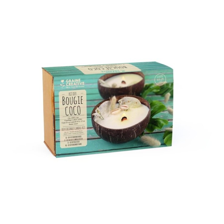 Graine Créative - Kit DIY Bougie Coco