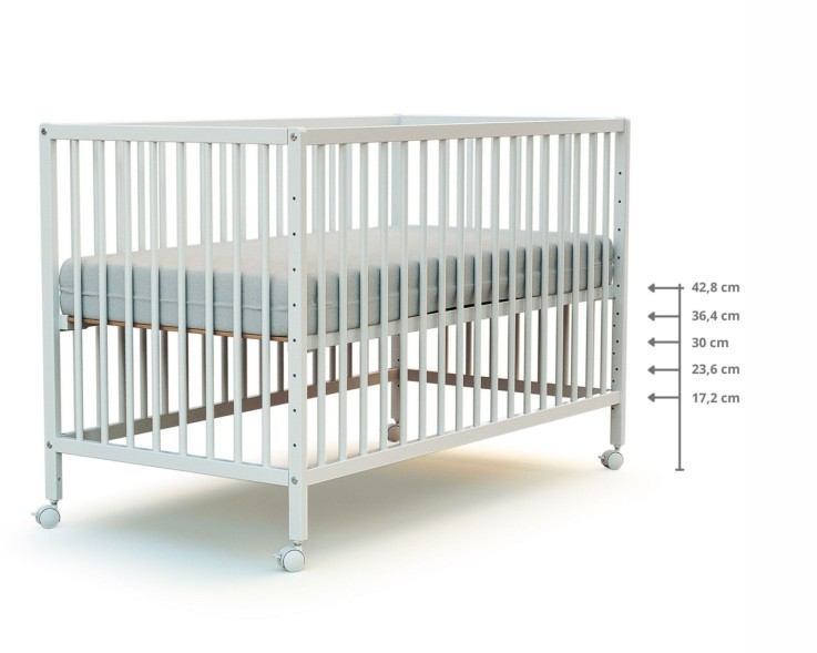 Lit bébé cododo en bois LIO 60 x 120 cm