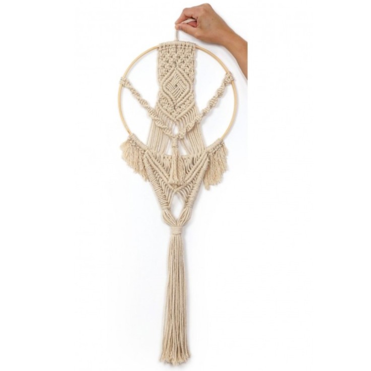 Kit décoration : suspension en macramé