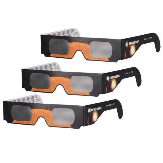 Lunettes pour éclipses solaires - Lot de 3