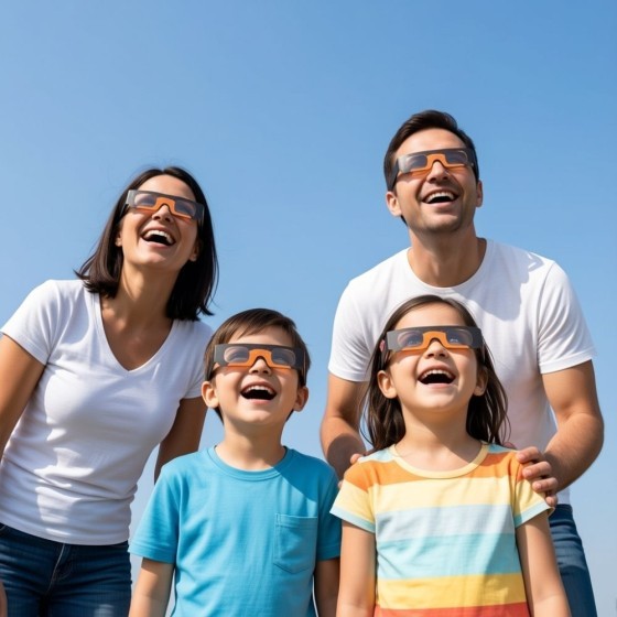 Lunettes pour éclipses solaires - Lot de 25