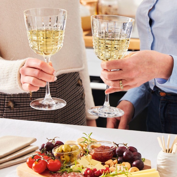 Boite de 4 verres à pied 35 cl - Rendez-vous