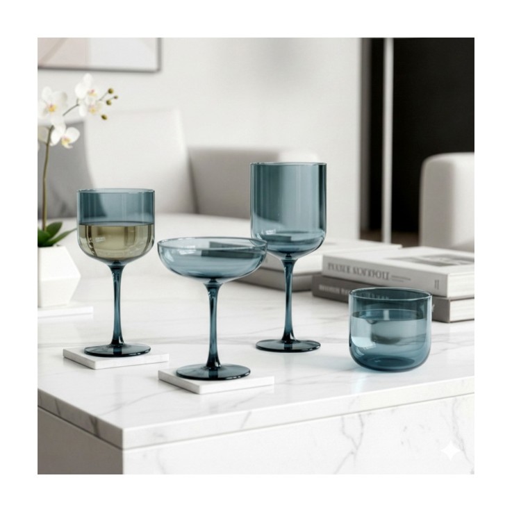 Lot de 4 gobelets 26 cl - Eyden Bleu